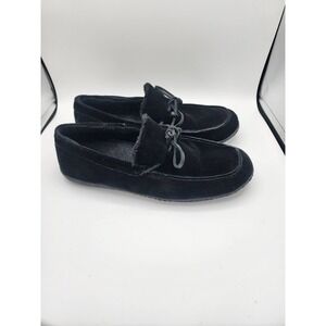 Vionic Irving Adler Moccasin Slipper Men's Size 14 Black Suede